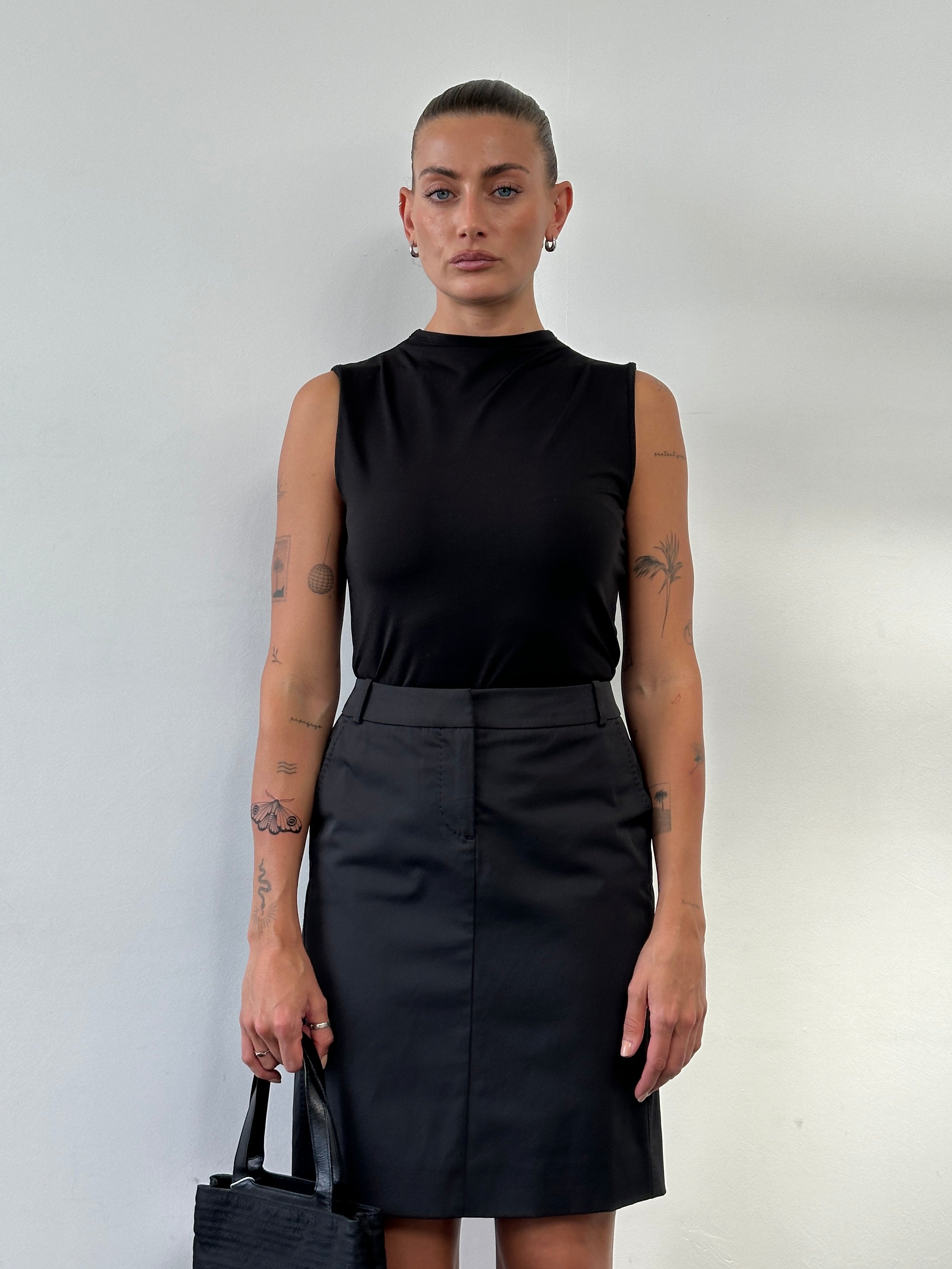 Max Mara Weekend Nylon Skirt - W30 - SYLK