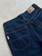 Vintage High Waisted Straight Leg Denim Jeans - W26 - SYLK