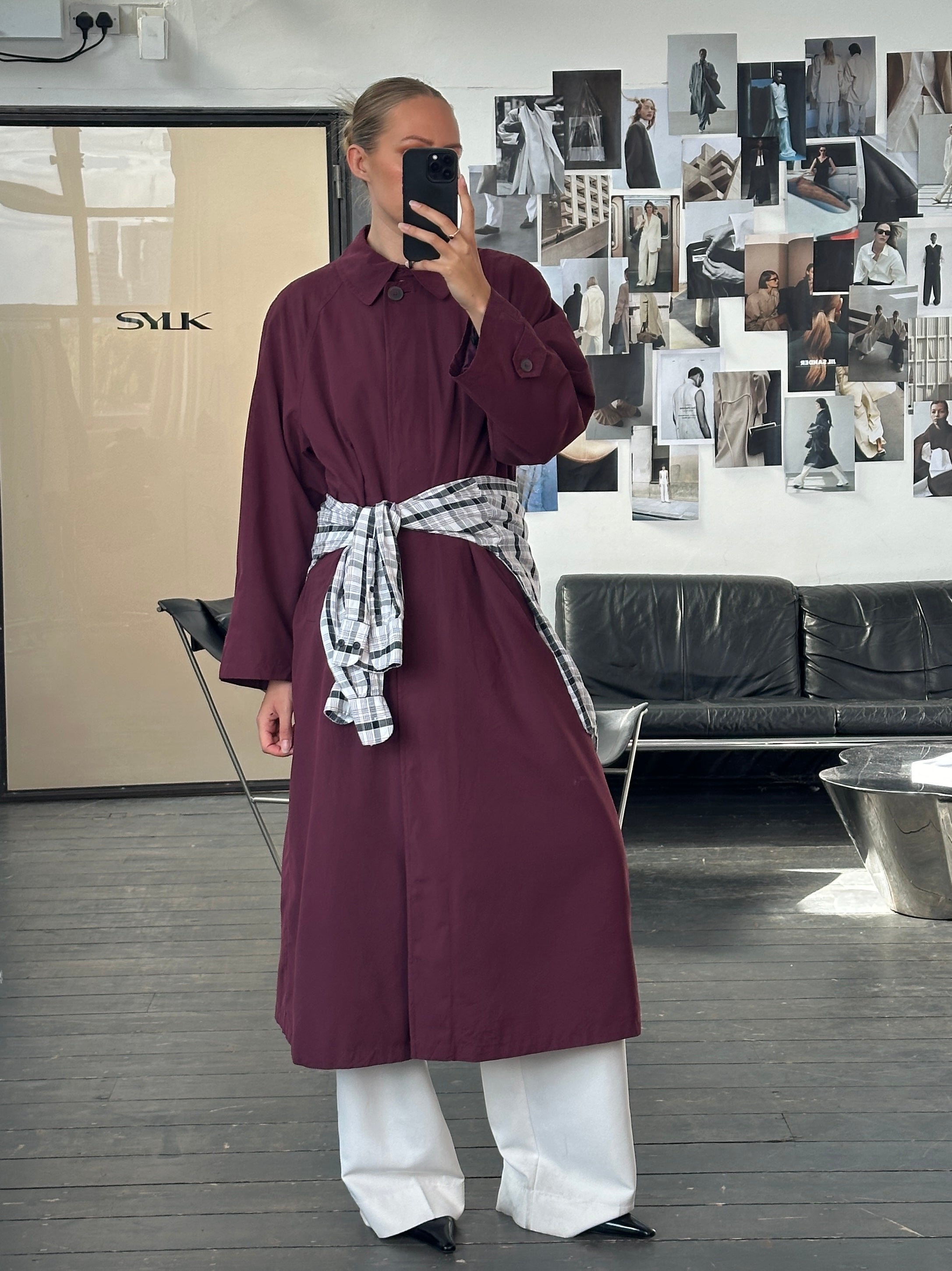 London Fog 2000s Concealed Placket Trench Coat - XL - SYLK