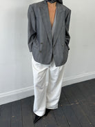 Italian Vintage Boxy Wool Double Breasted Blazer - L/XL - SYLK