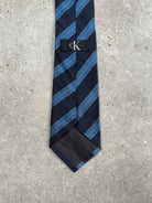 Calvin Klein CK 1990s Diagonal Stripe Tie - SYLK