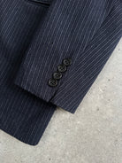 Vintage 1990s Pinstripe Pure Wool Suit - 38R/W28 - SYLK