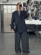 Yves Saint Laurent 1990s Wool Double Breasted Blazer - SYLK