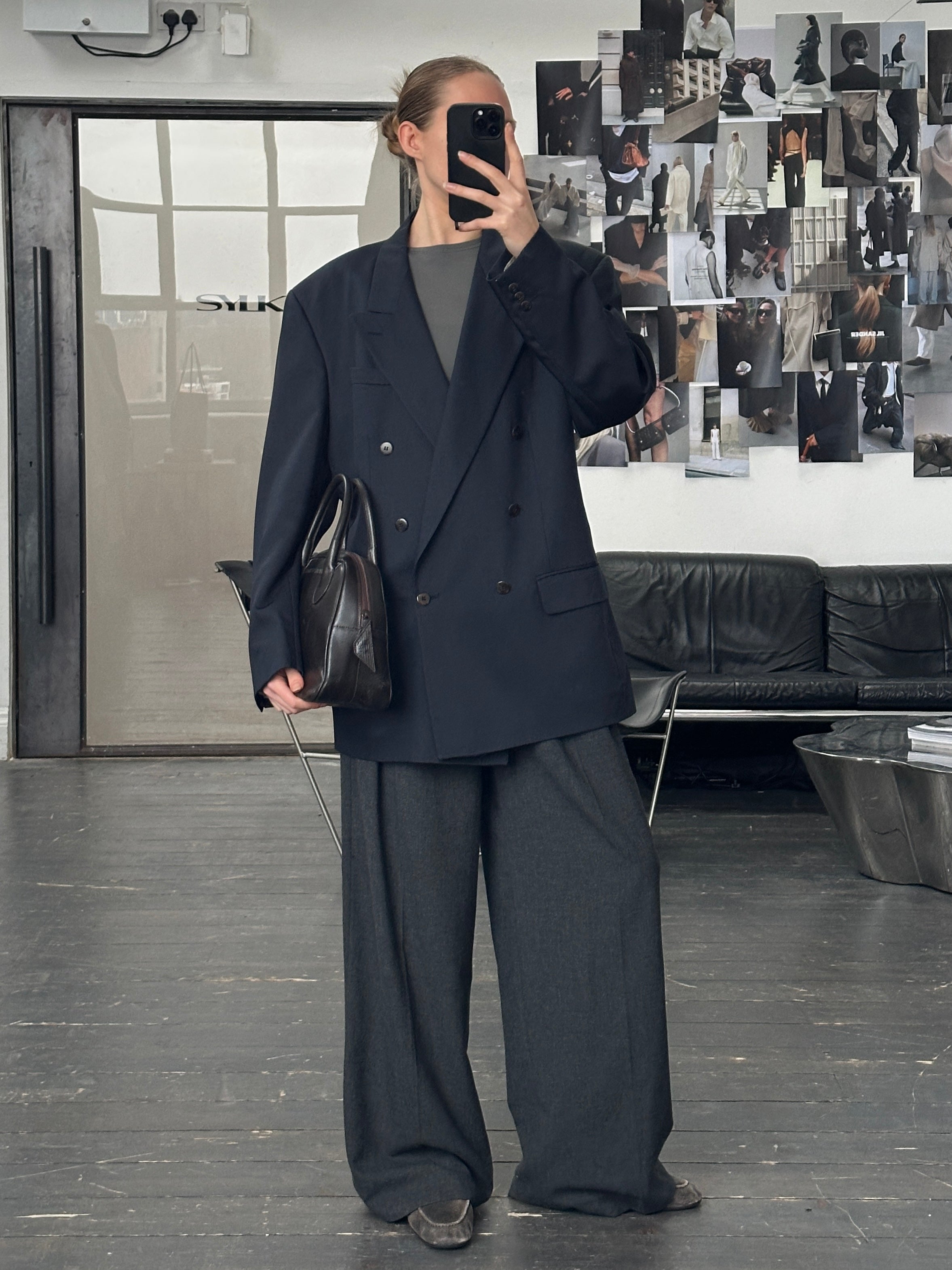 Yves Saint Laurent 1990s Wool Double Breasted Blazer - SYLK