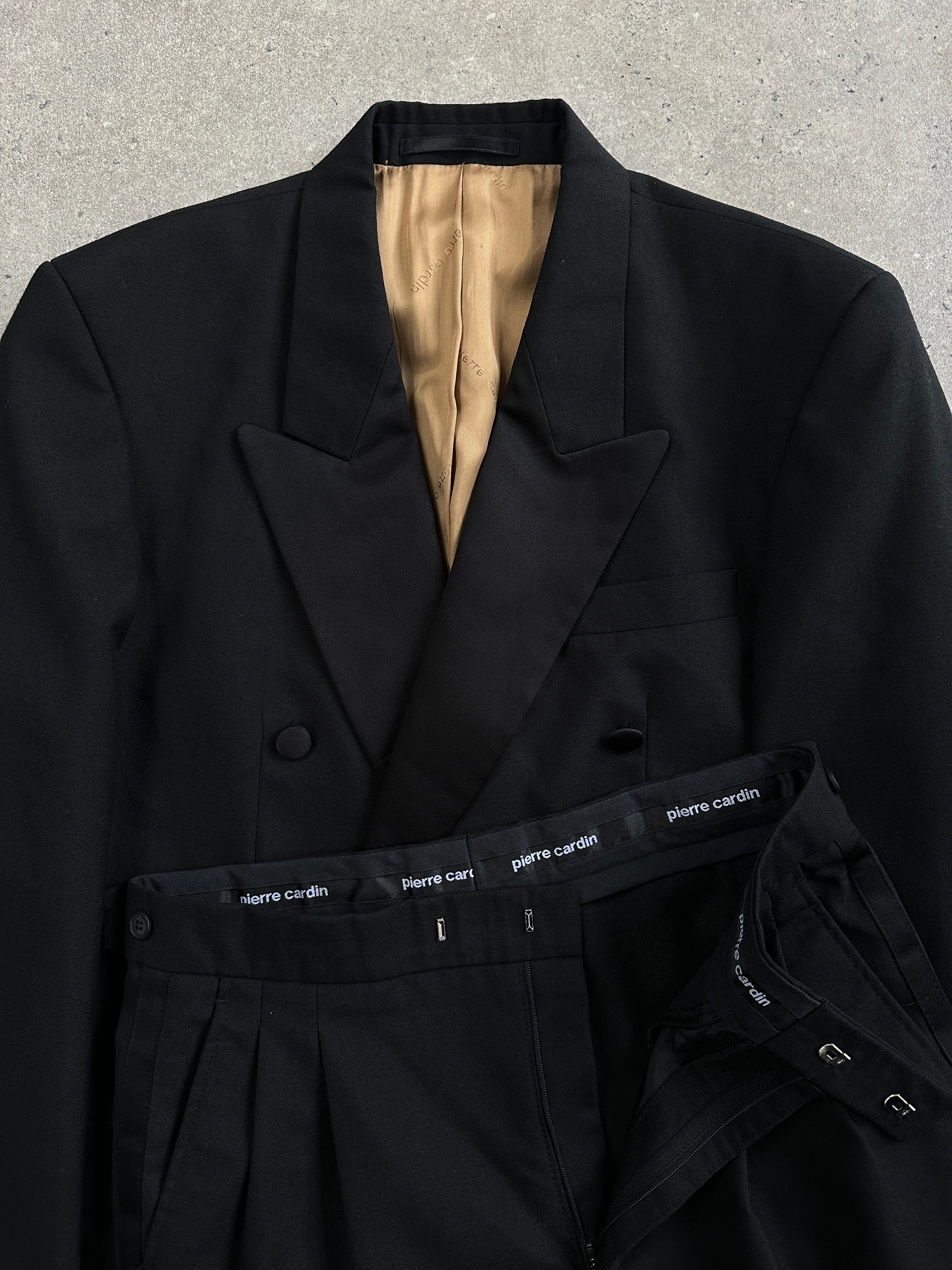 Pierre Cardin Wool Tuxedo Double Breasted Suit - 38R/W28-30 - SYLK