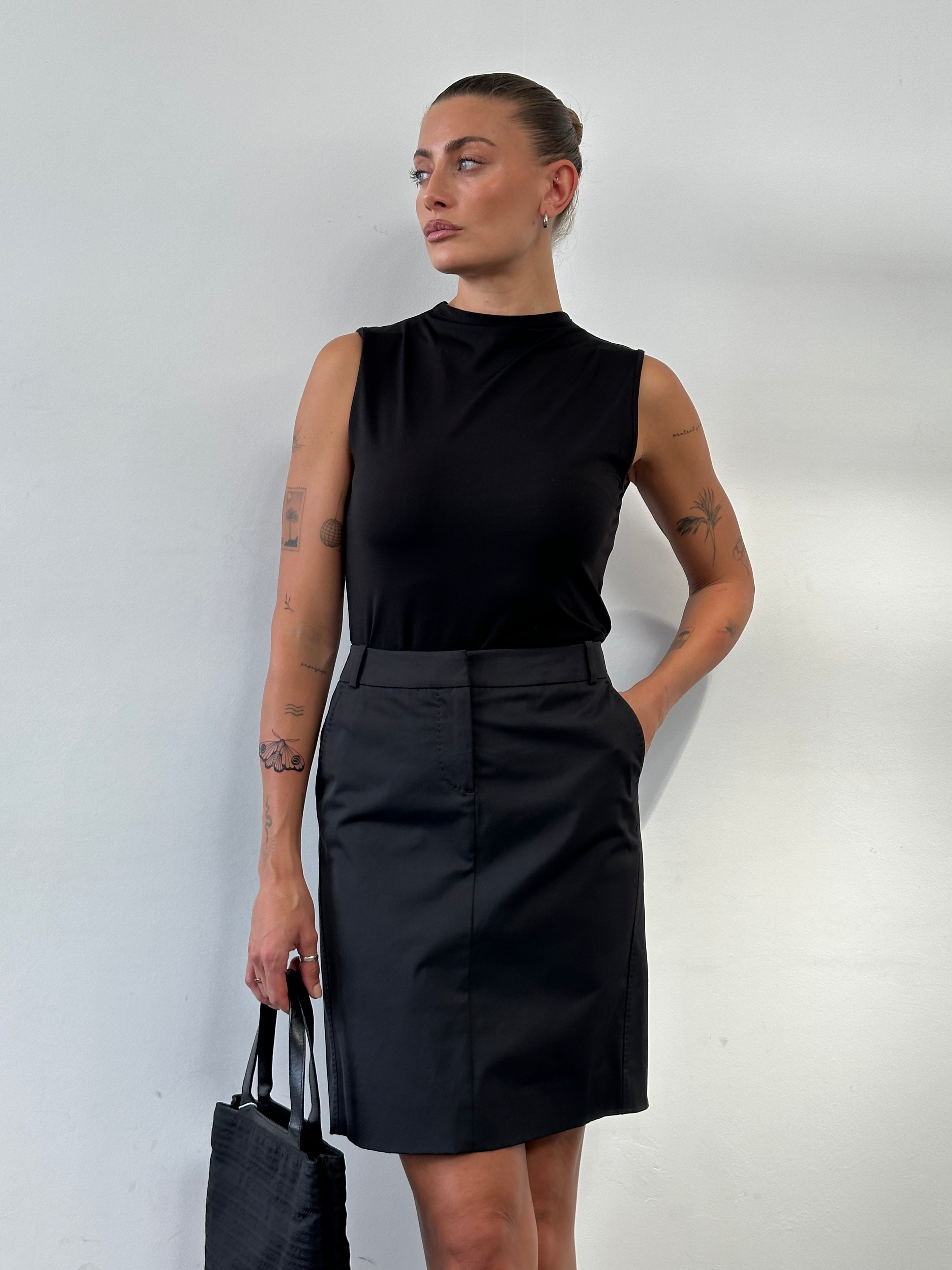 Max Mara Weekend Nylon Skirt - W30 - SYLK