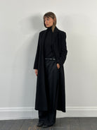 Vintage 1990s Wool Floor Length Coat - S/M - SYLK