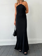 Ralph Lauren Floor Length Backless Maxi Dress - L - SYLK