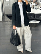 Vintage 1990s Suede Belted Jacket - S/M - SYLK