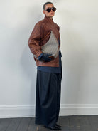 Armani Jeans Monogram Crescent Shoulder Bag - SYLK