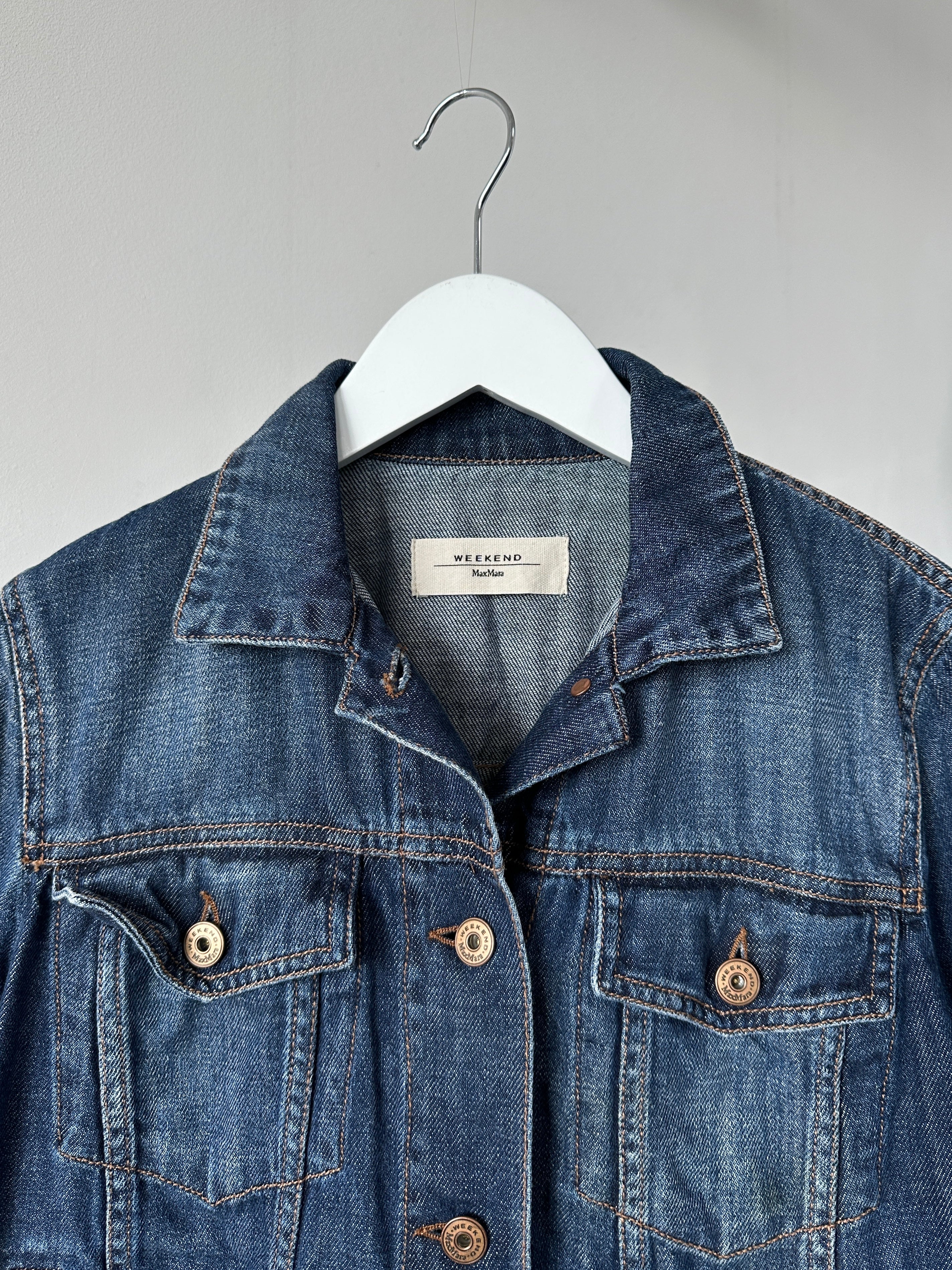 Max Mara Weekend Pure Cotton Denim Jacket - S/M - SYLK