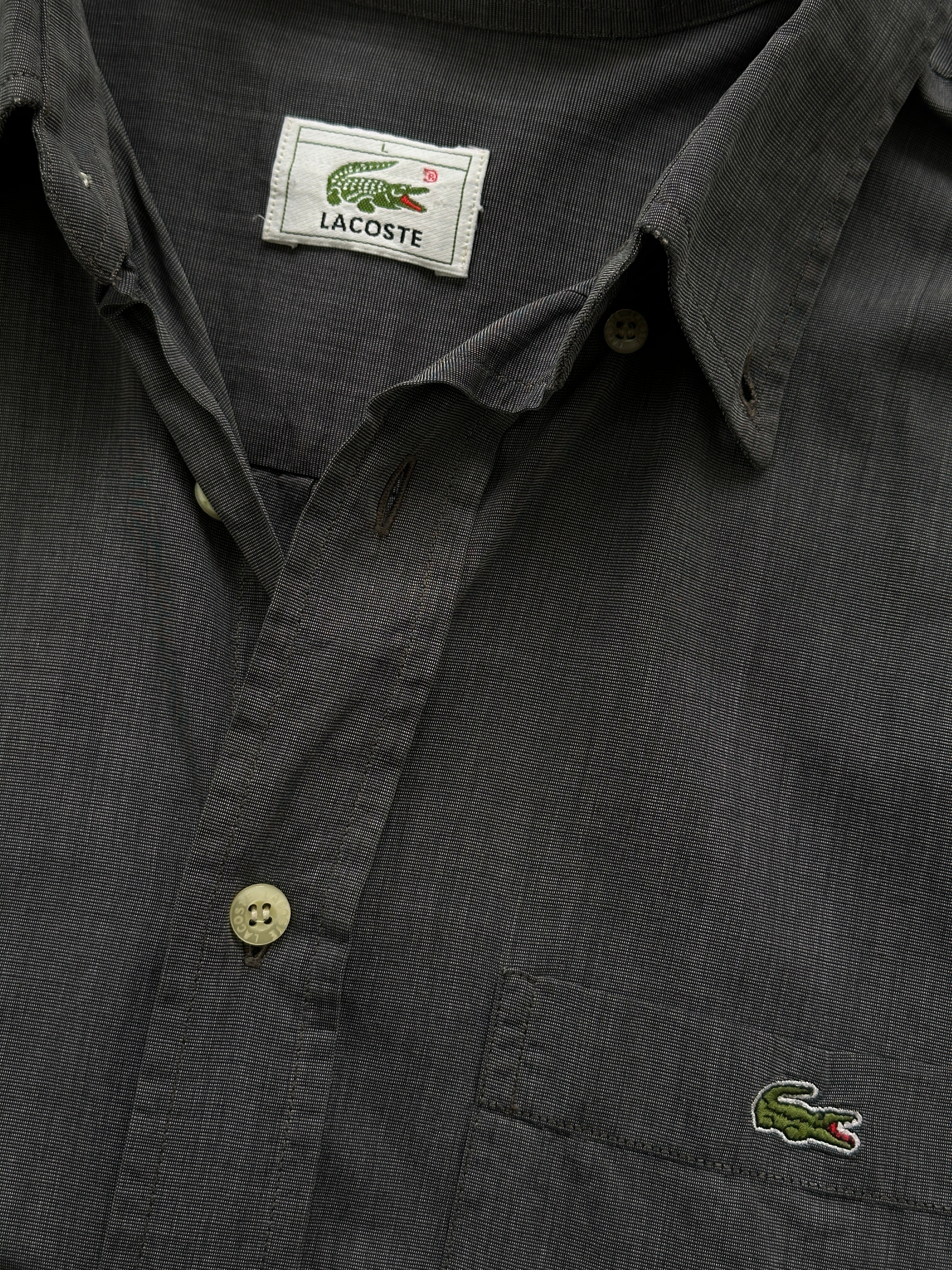 Lacoste Pure Cotton Logo Shirt - L - SYLK