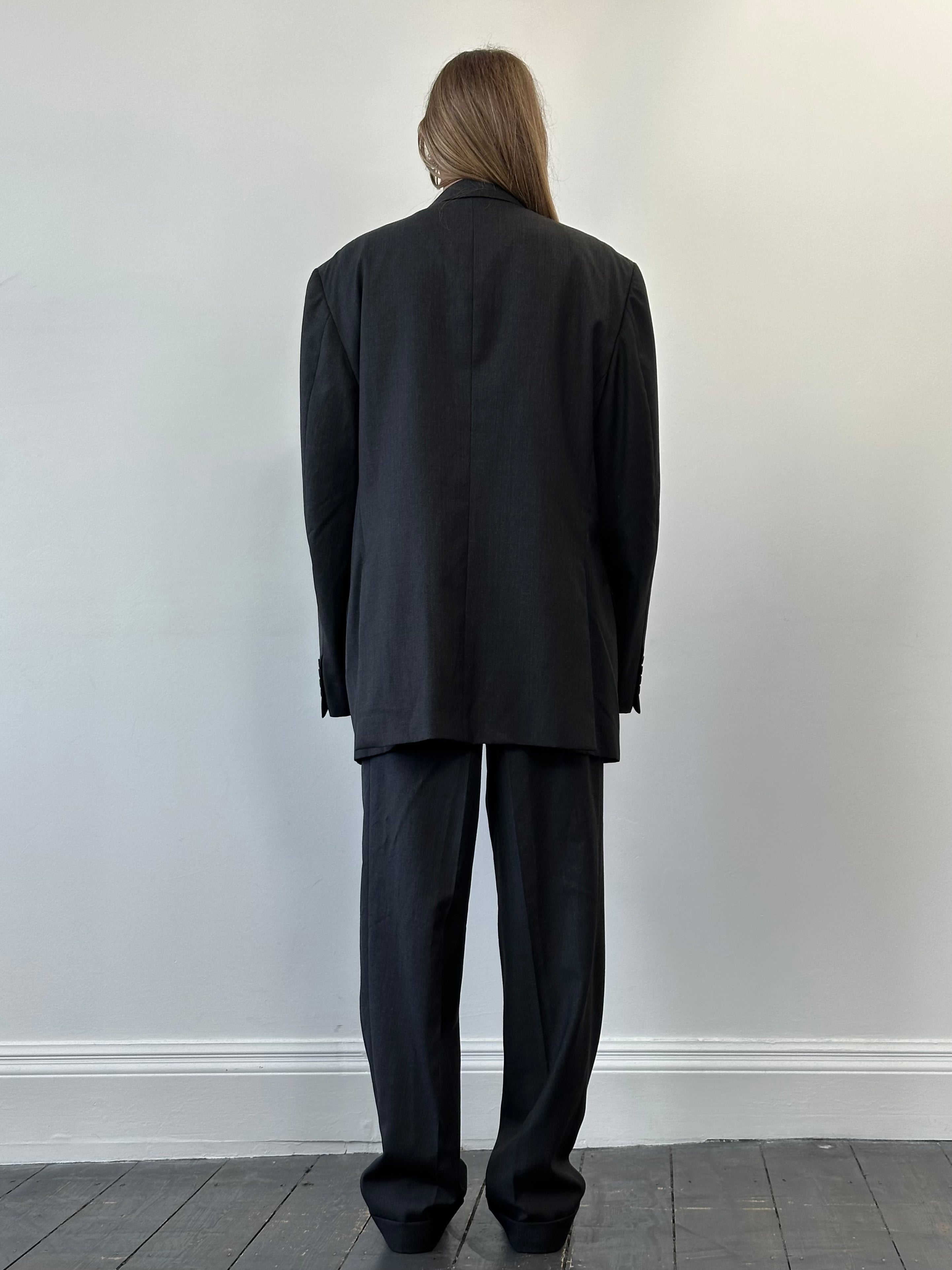 Pal Zileri Pure Wool Single Breasted Three Piece Suit - 46R/W34 - SYLK