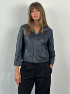 Armani Jeans 2000s Lamb Leather Jacket - S - SYLK