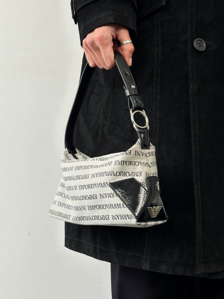 バッグ 00s EMPORIO ARMANI leather shoulder bag B5419D91-DDD8-4555-BC70-