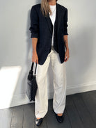 Tommy Hilfiger Wool Check Blazer - M - SYLK