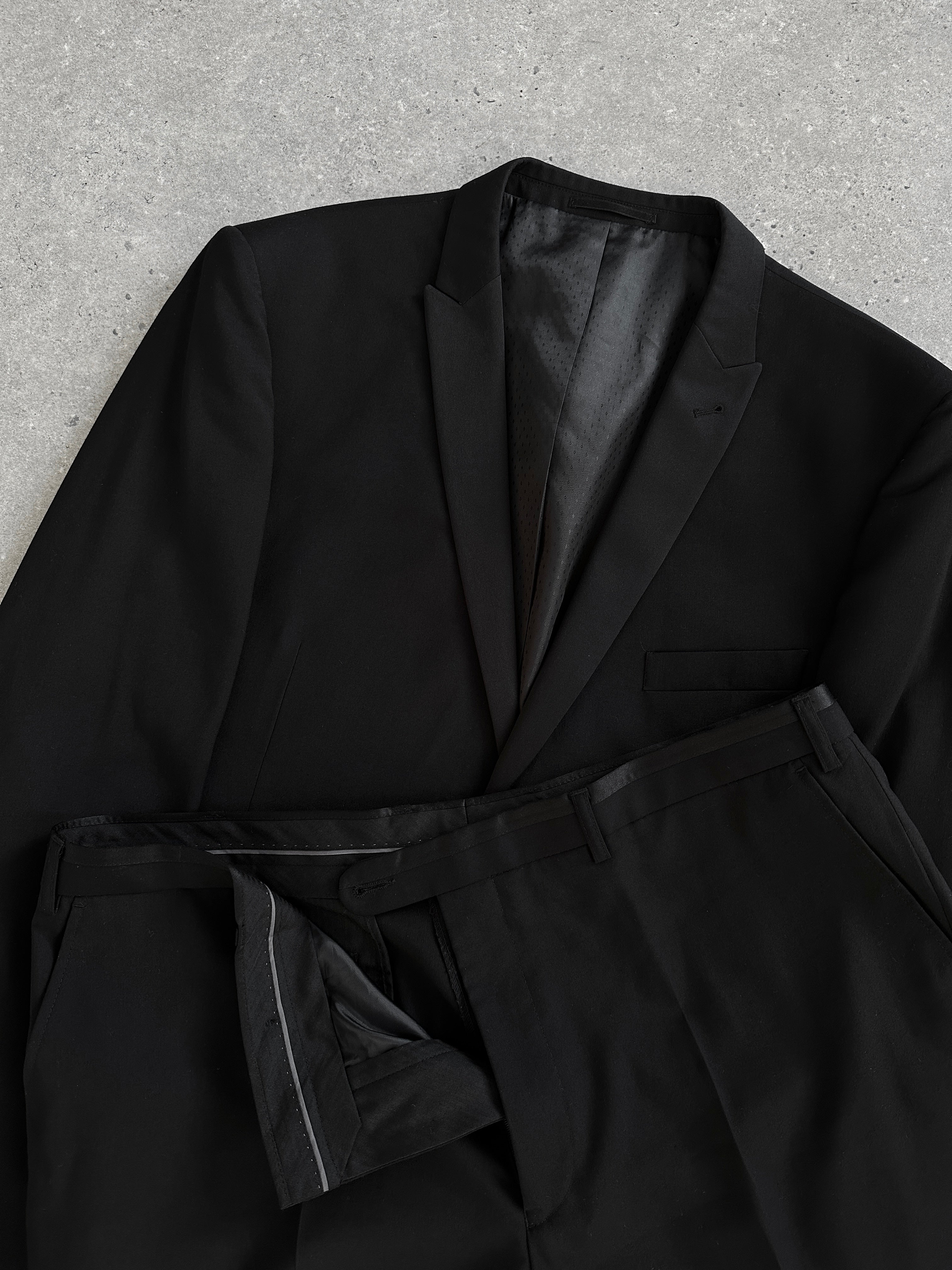 Vintage Tuxedo Single Breasted Suit - 46L/W38 - SYLK