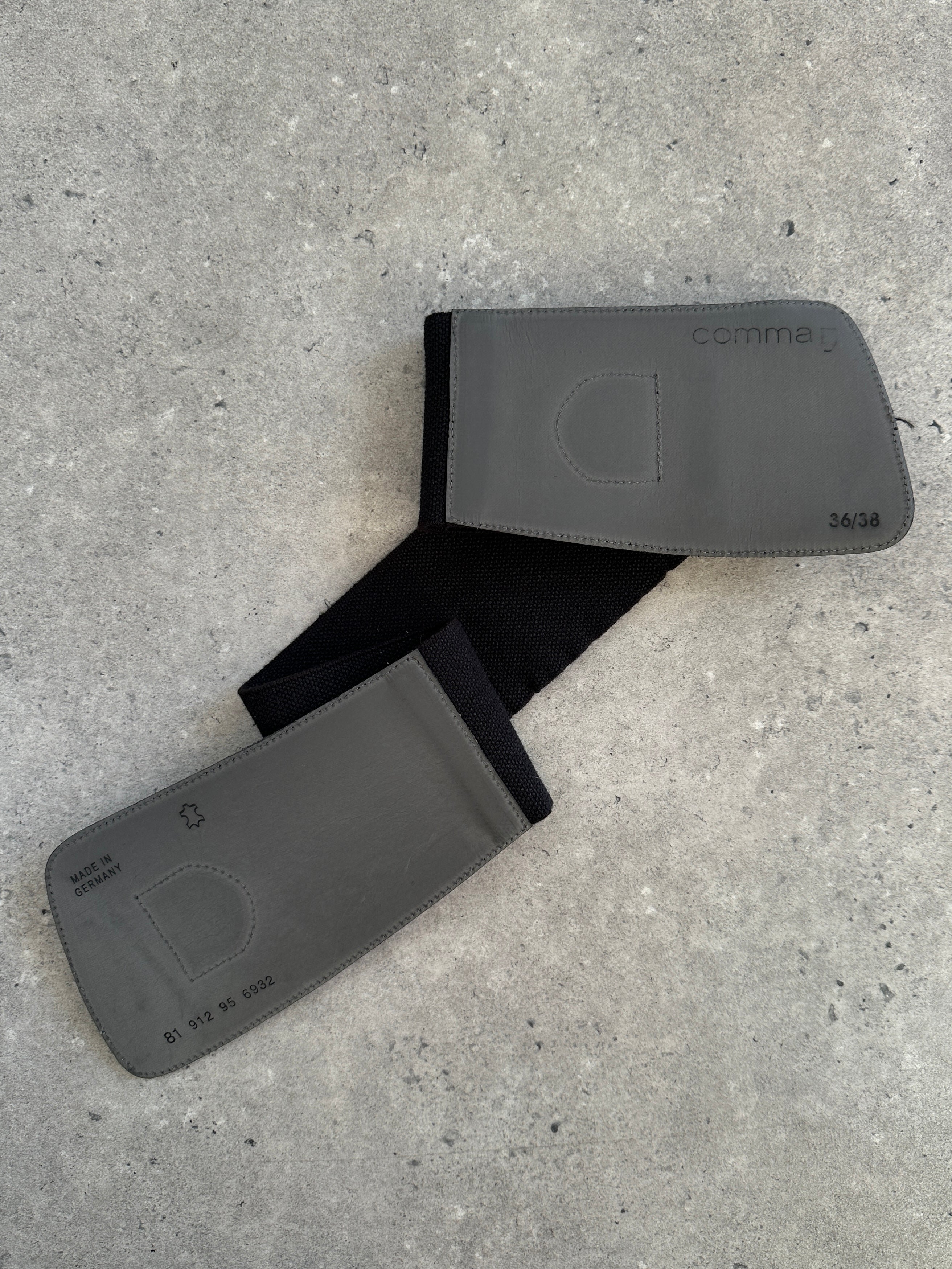 Vintage 1990s Elasticated Leather Belt - W28-32 - SYLK