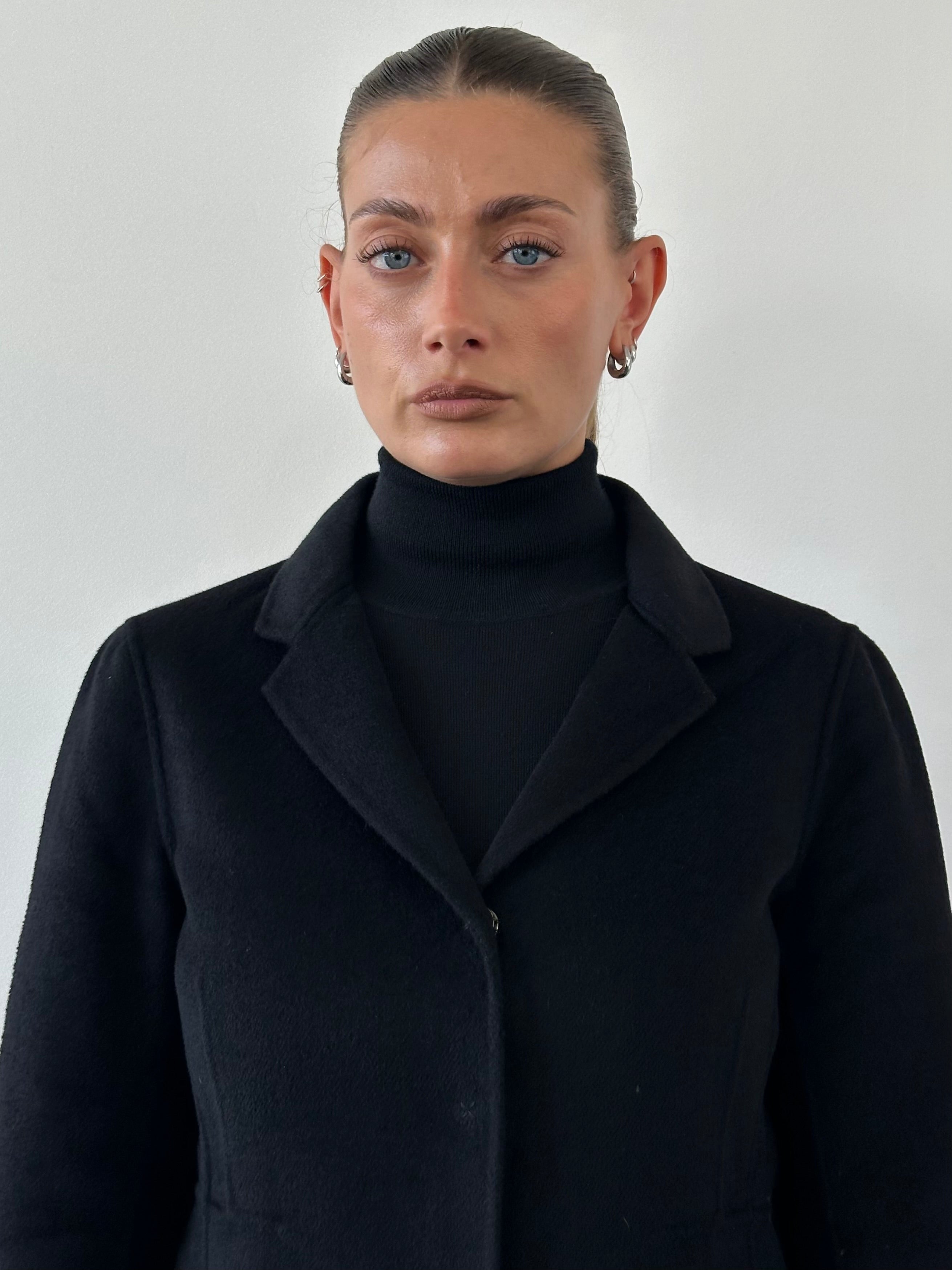 Max Mara ‘S Wool Double Faced Blazer - S/M - SYLK