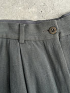 Giorgio Armani High Waisted Tapered Leg Pleated Trousers - W22 - SYLK