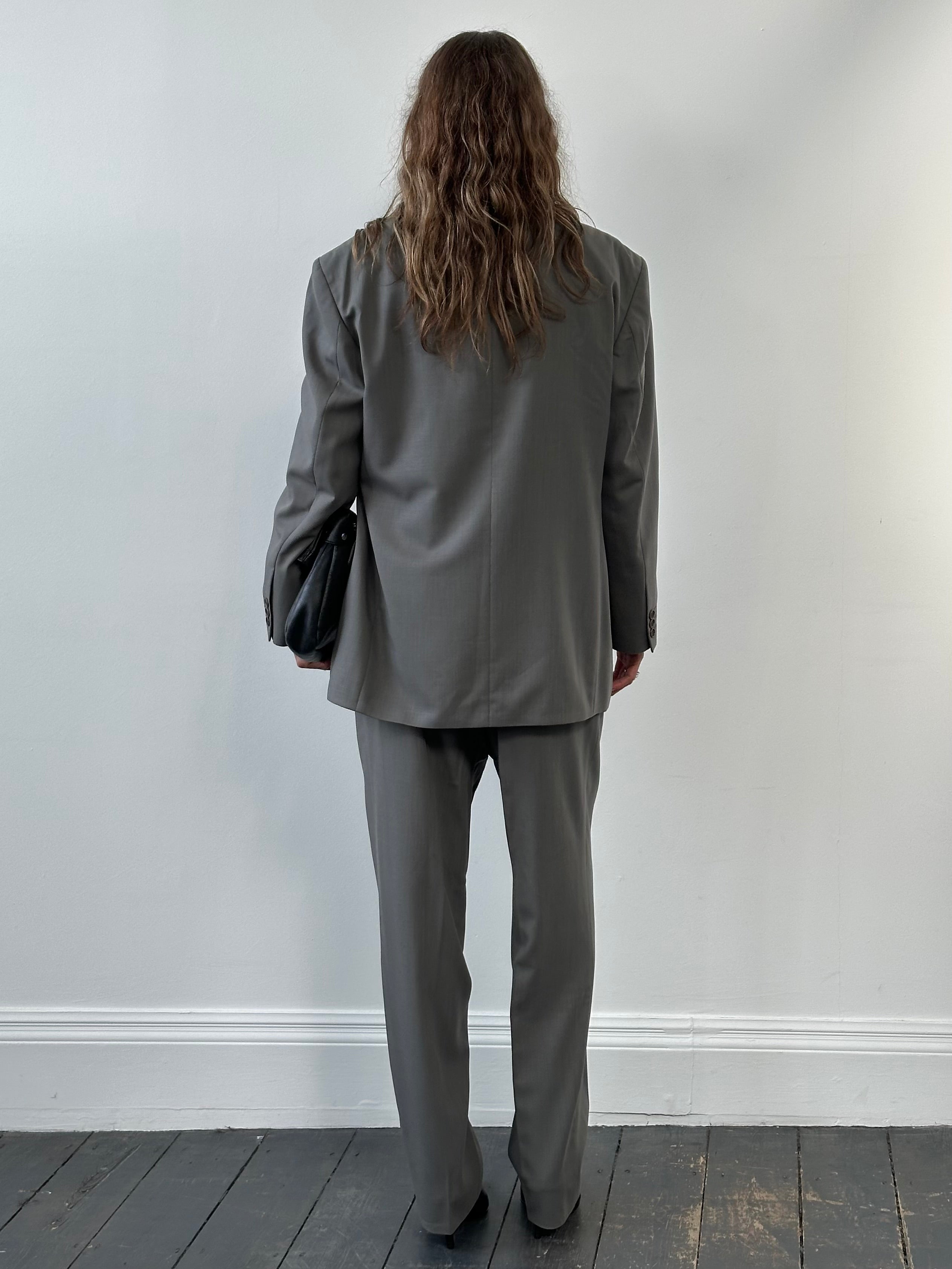 Balmain 1990s Pure Wool Single Breasted Suit - 42S/W32 - SYLK