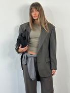 Yves Saint Laurent 1980s Pure Wool Two Tone Blazer - 42R/L - SYLK