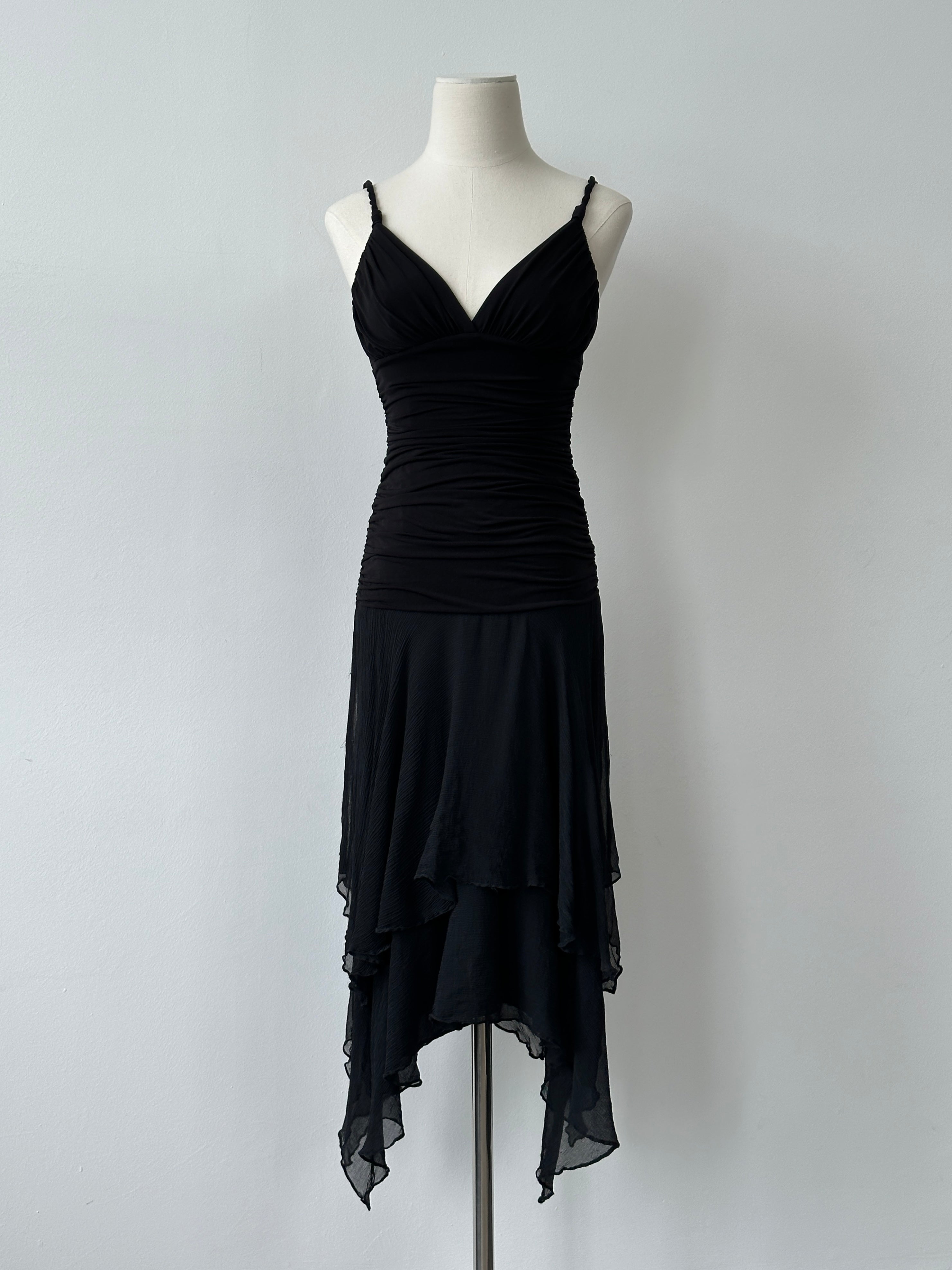 BCBGMAXAZRIA 2000s Silk Midi Dress - S