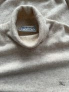 Burberry Lambswool Roll Neck Logo Knit Jumper - XL - SYLK