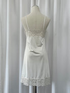 Vintage 1990s Lace Sheer Mini Slip Dress - S - SYLK