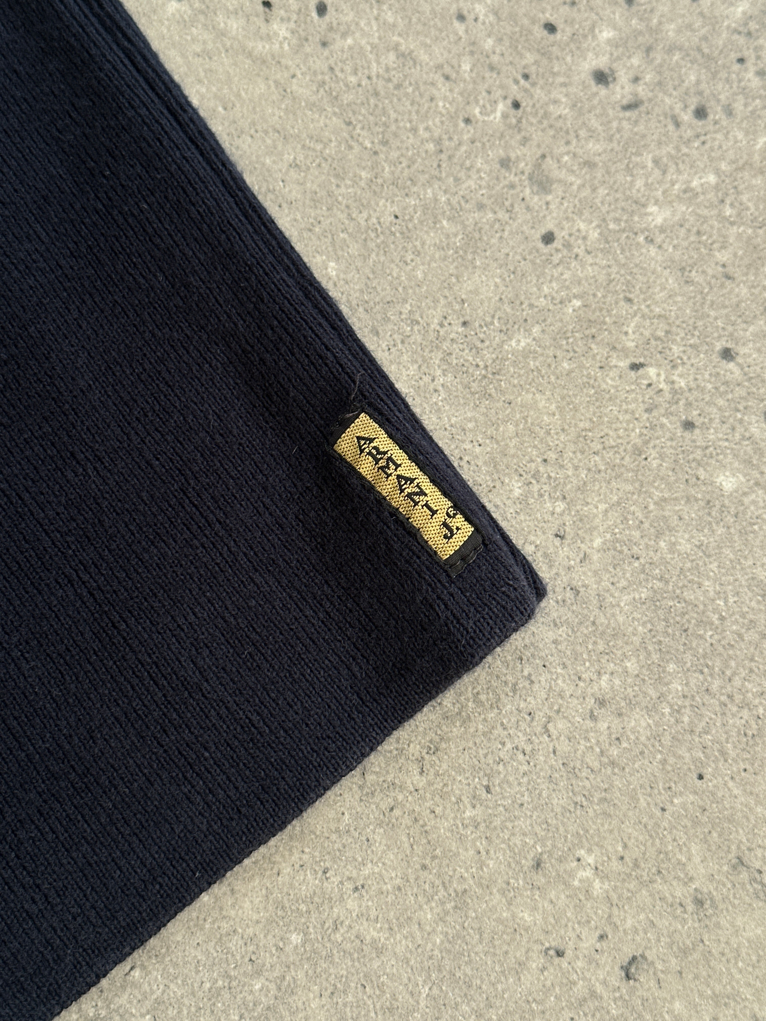 Armani Jeans pure cotton V-neck jumper in size M/L, featuring a comfortable fit and classic design, shown on a neutral background.