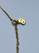 Christian Dior 16” Gold Plated Logo Pendant Necklace - SYLK