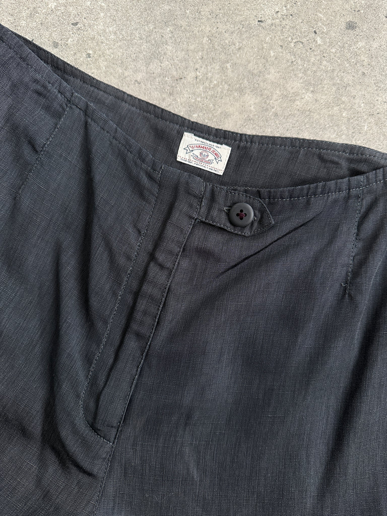 Armani Jeans Linen Straight Leg Mid Waist Trousers - W28 - SYLK