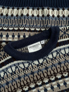 Vintage 1990s Fair Isle Knitted Jumper - L/XL - SYLK