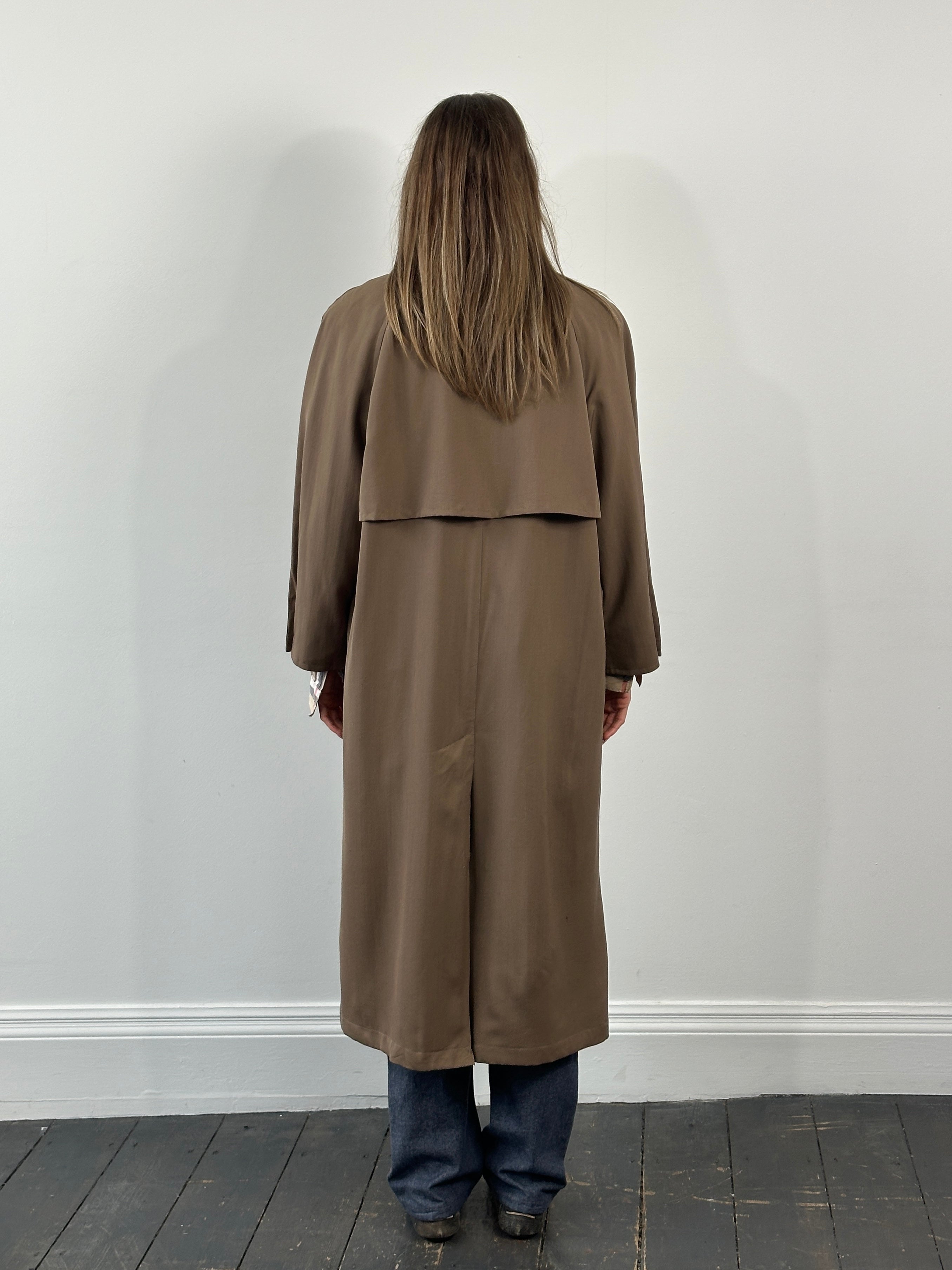 London Fog 1990s Wool Trench Coat - L - SYLK