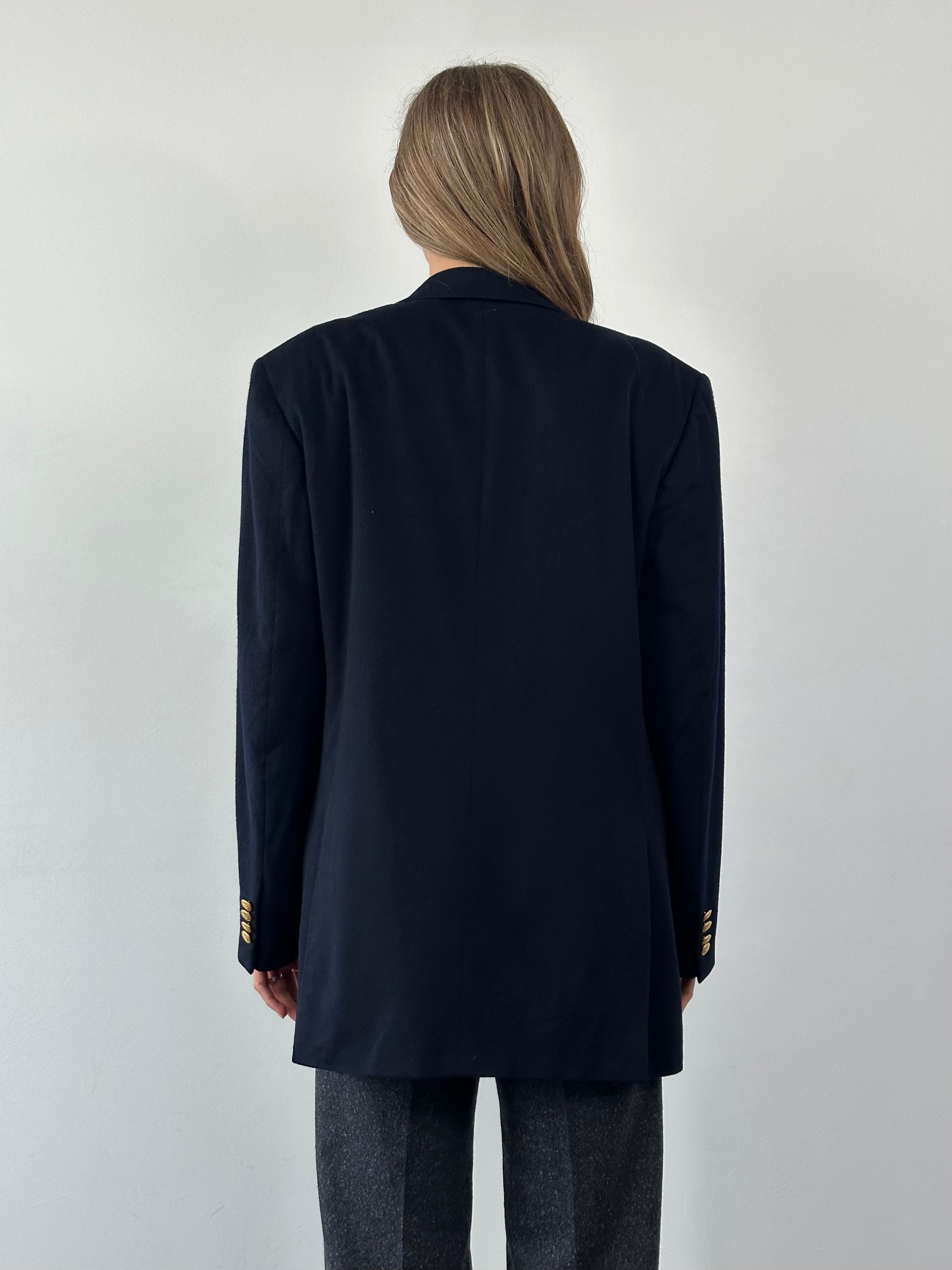 Burberry Pure Brushed Logo Button Blazer - 40R/L - SYLK