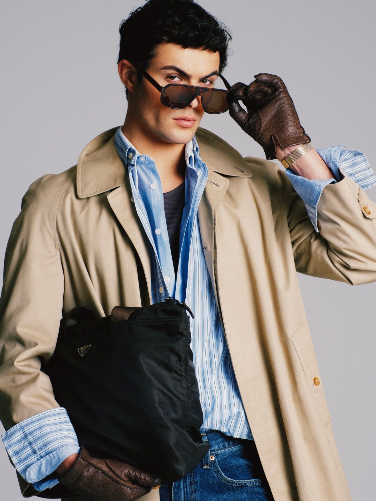 Prada 2000s Nylon Shoulder Bag