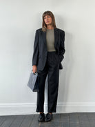Japanese Vintage 1990s Pure Wool Straight Leg Suit - 40R/W26 - SYLK