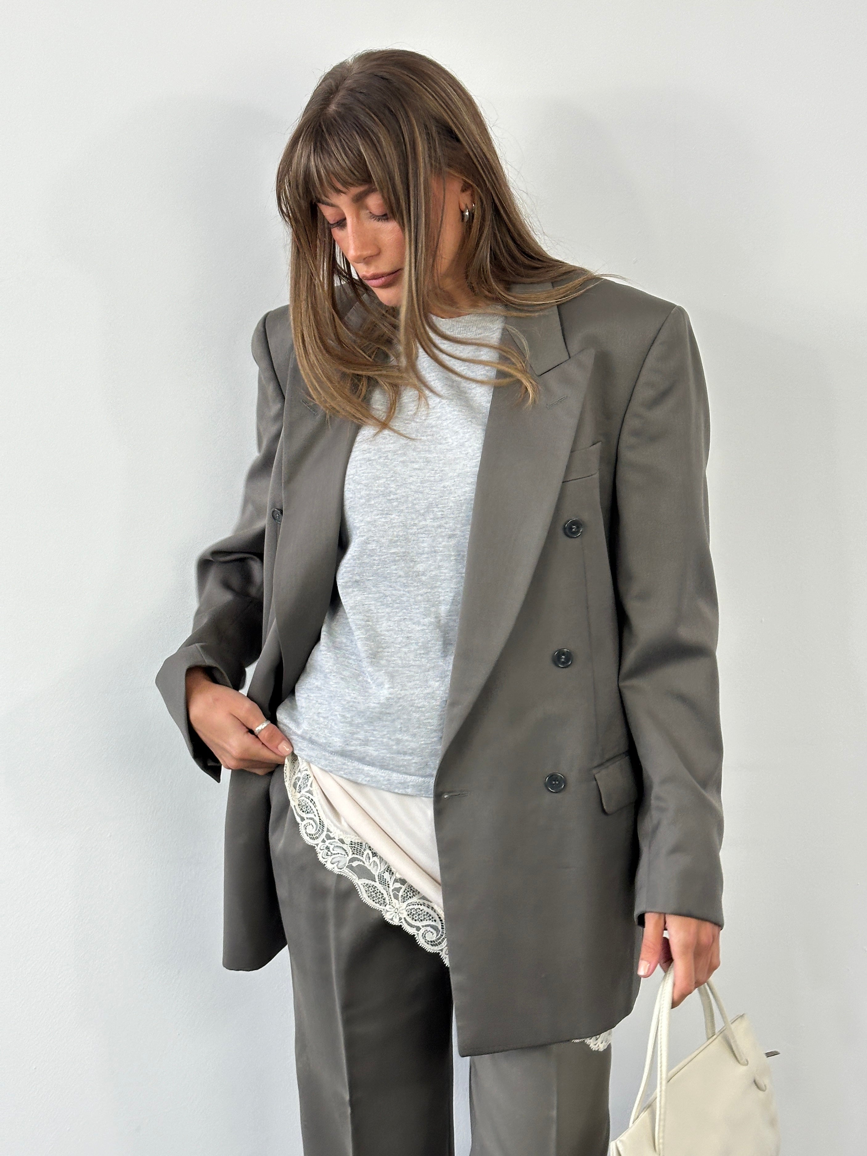 Pierre Balmain 1990s Wool Double Breasted Suit - 38L/W30 - SYLK