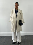 Burberry 1990s Cotton Double Breasted Trench Coat - M/L - SYLK