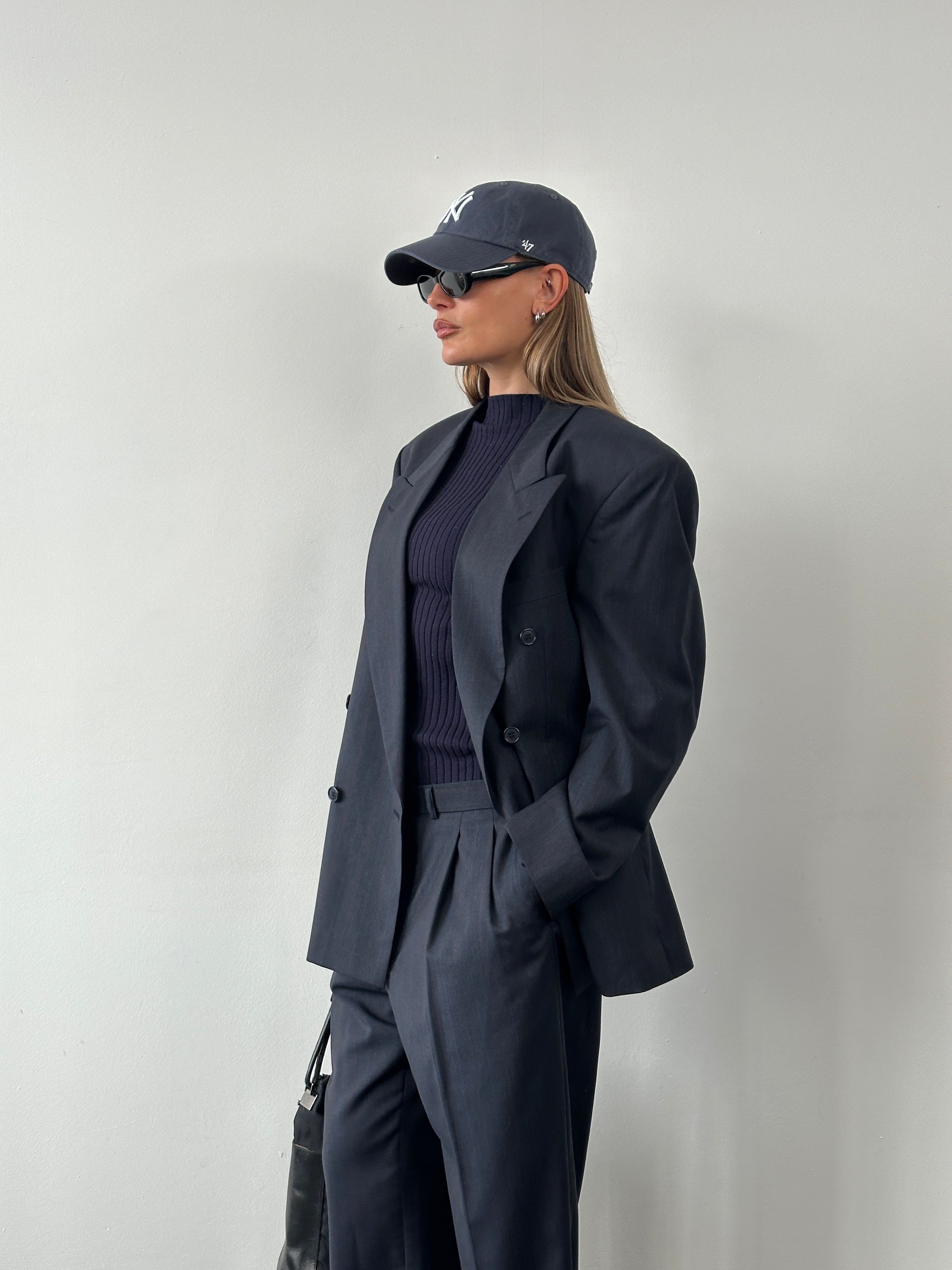 Pierre Balmain 1990s Pure Wool Double Breasted Suit – 42S/W34 - SYLK