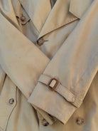 Christian Dior Paris 1980s Cotton Double Breasted Trench Coat - L - SYLK