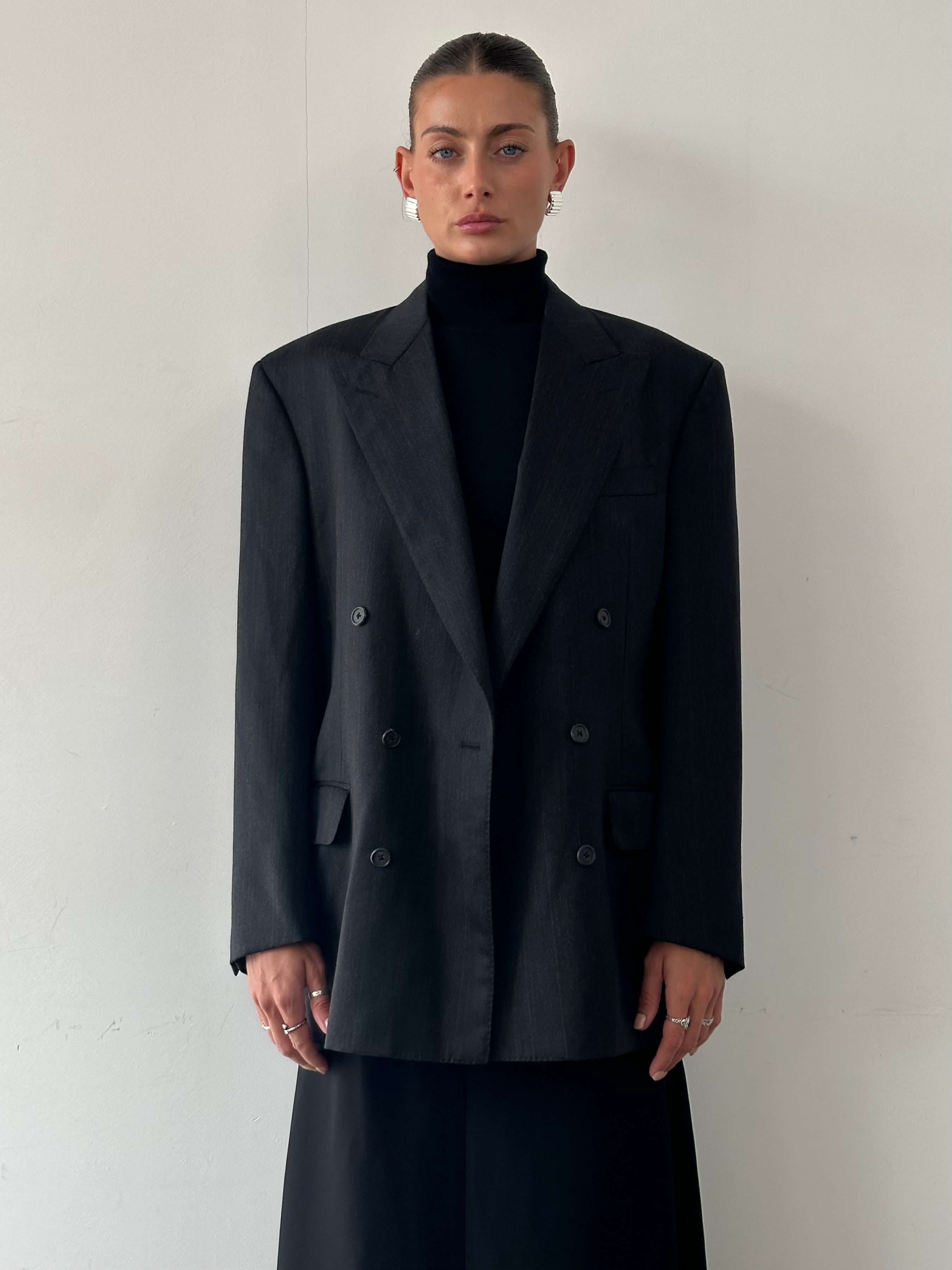 Ermenegildo Zegna Wool Double Breasted Blazer - M/L - SYLK