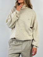 Burberry Lambswool Roll Neck Logo Knit Jumper - XL - SYLK