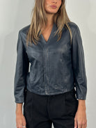 Armani Jeans 2000s Lamb Leather Jacket - S - SYLK