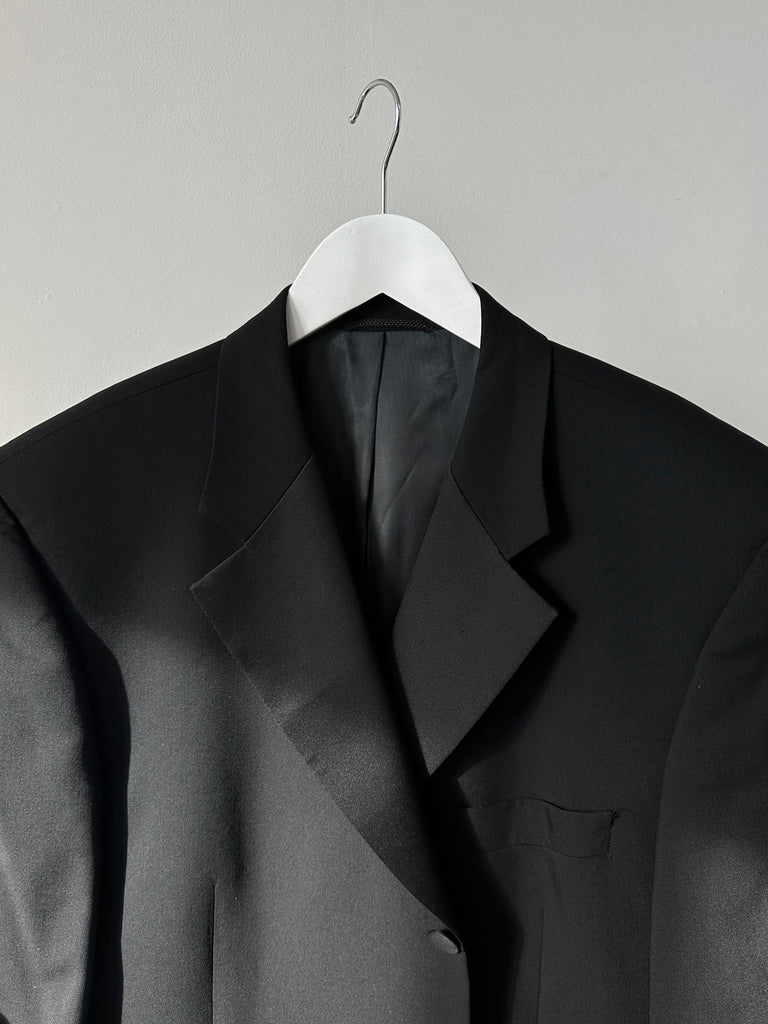 Vintage Tuxedo Pure New Wool Single Breasted Blazer - 44R/XL - SYLK