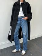 Valentino Pure Wool Concealed Placket Single Breasted Coat - XXL - SYLK