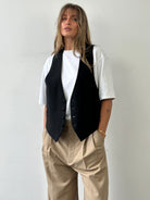 Emporio Armani Pure Wool Tailored Waistcoat - 42R/XL - SYLK