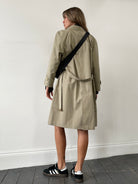 Vintage Showerproof Belted Trench Coat - M - SYLK