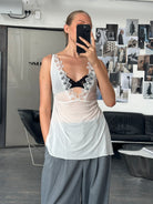 Vintage 2000s Lace Top - M/L - SYLK