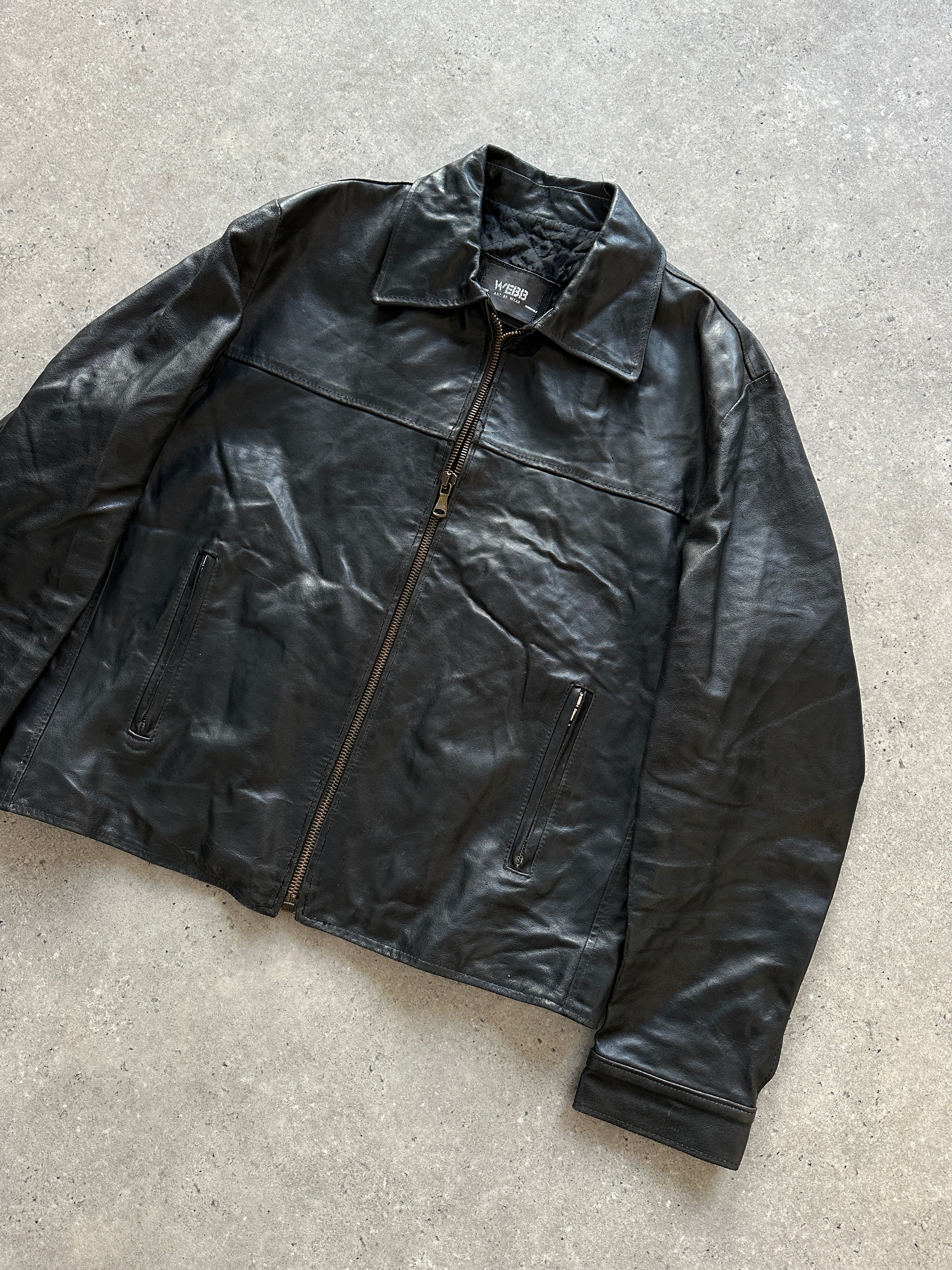 Vintage Leather Jacket - L - SYLK